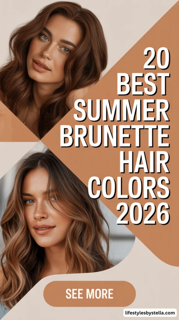 Summer Brunette Hair Colors 2026
