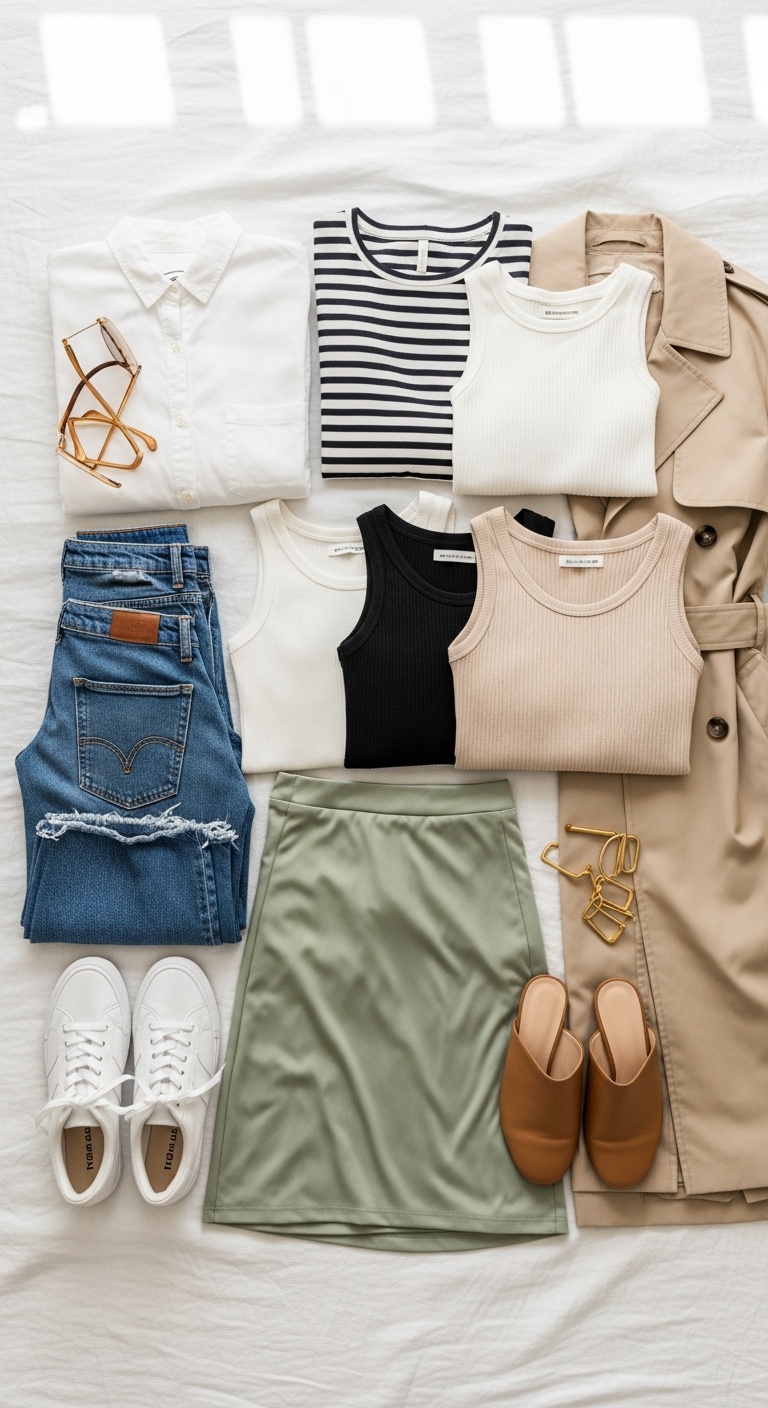 April transitional outfits