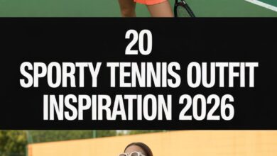 Sporty Tennis Outfit Inspiration 2026