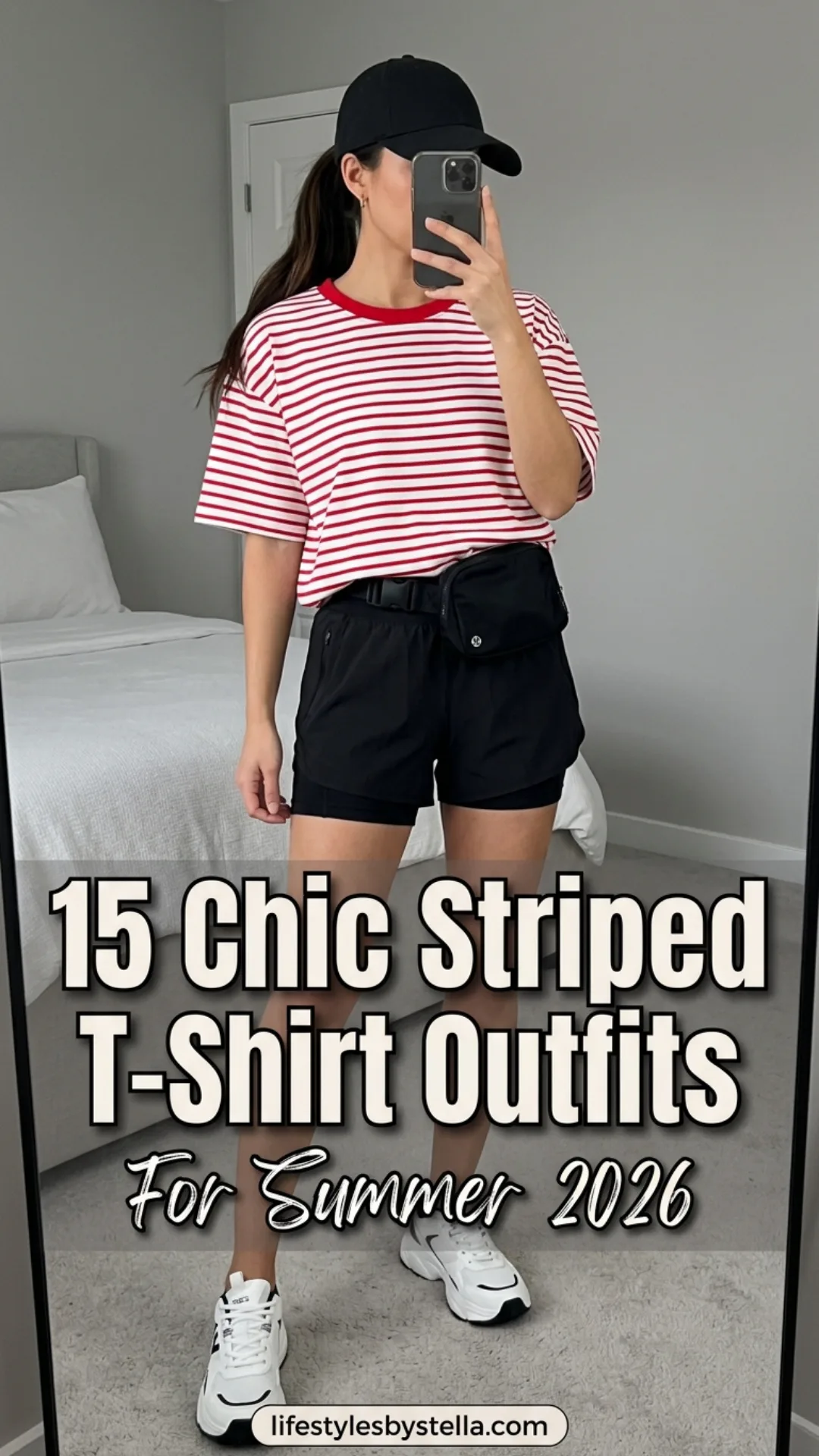 Striped T-Shirt Outfits for Women