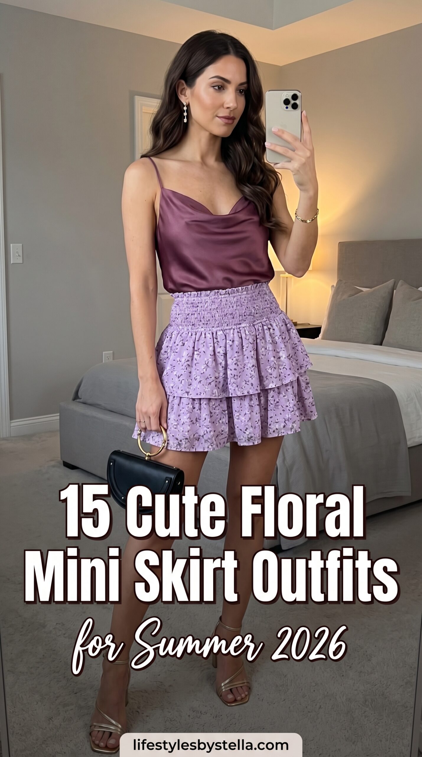 Cute Floral Mini Skirt Outfits for Summer 2026