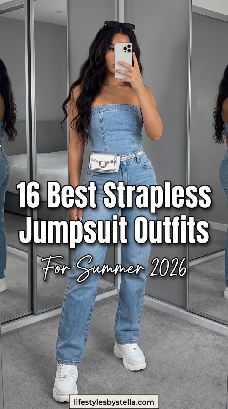 Strapless Jumpsuit Outfits for Women 2026