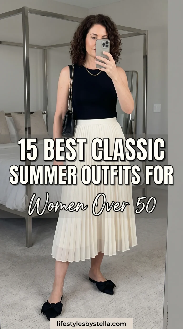 Classic Summer Outfits for Women Over 50