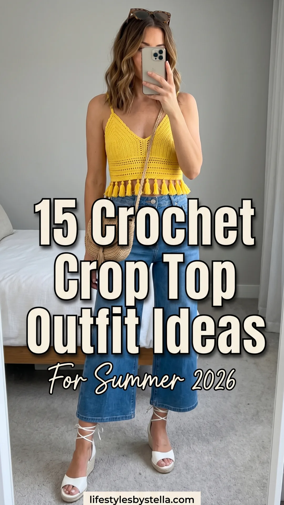 Crochet Crop Top Outfit Ideas