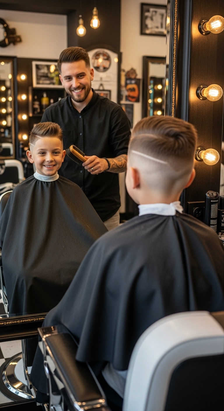 what to ask the barber for a boy’s summer haircut