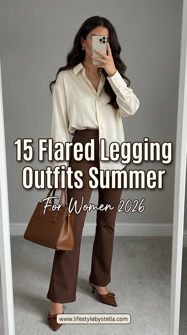 Flared Legging Outfits for Summer 2026