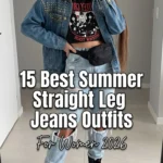 Straight Leg Jean Outfits for Summer 2026