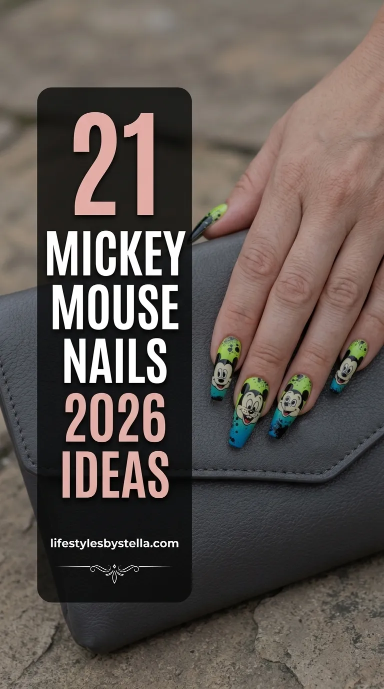 Mickey Mouse Nails 2026