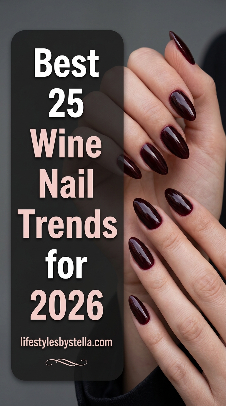 Wine Nail Trends 2026