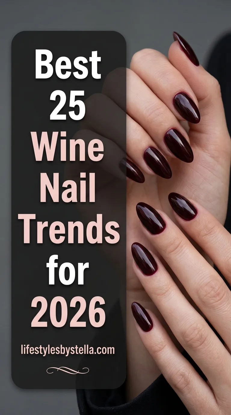 Wine Nail Trends 2026