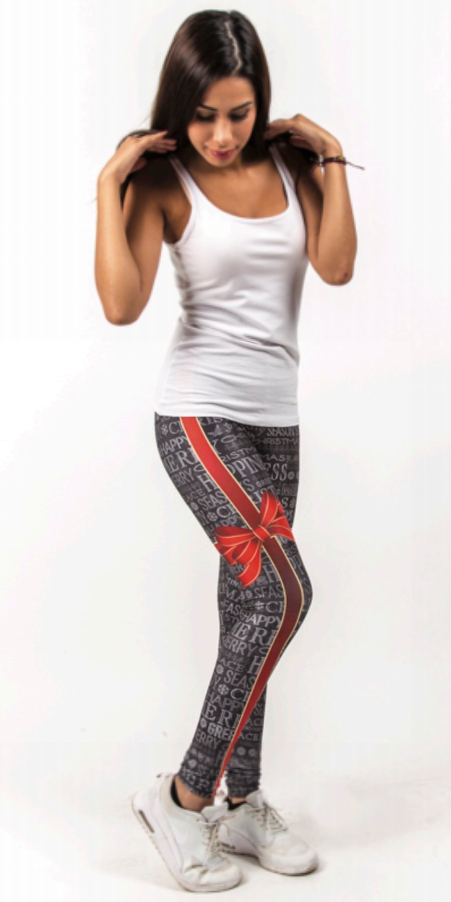The Festive Legging and Sneaker Combo