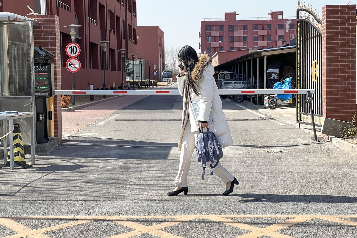 The Long White Puffer Coat