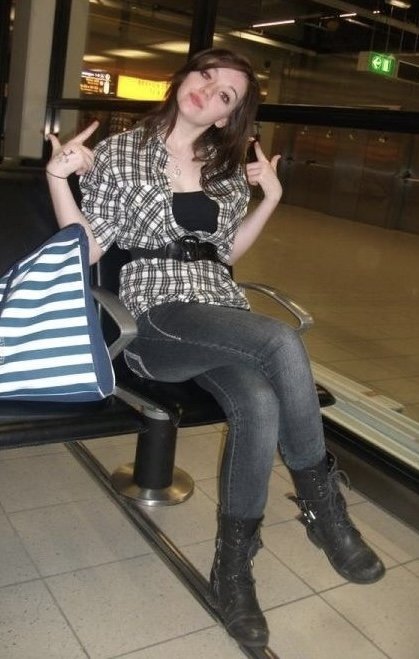 Plaid Flannel, Skinny Jeans and Lace-Up Boots